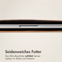 Accezz Leather Laptop Hülle Apple MacBook 13 Zoll - Laptop Sleeve - Cognac