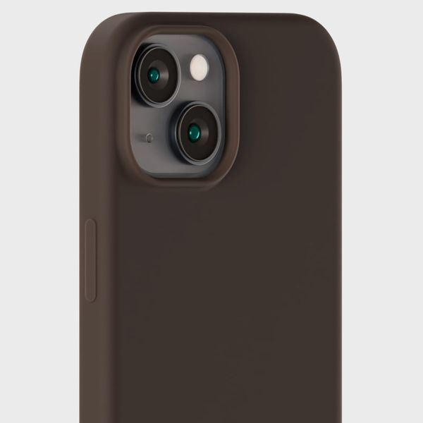 Holdit Silicone Case für das Apple iPhone 15 - Chocolate
