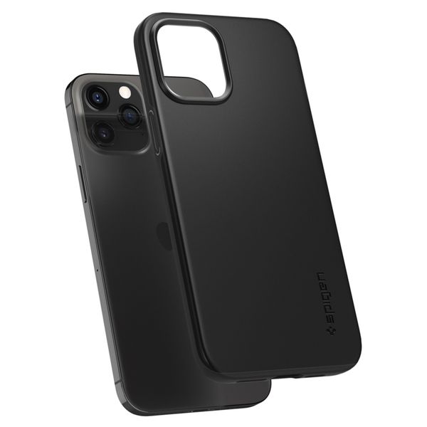 Spigen Thin Fit™ Air Hardcase für das iPhone 12 (Pro) - Schwarz