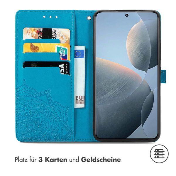 imoshion Mandala Klapphülle Xiaomi Poco X6 Pro - Türkis