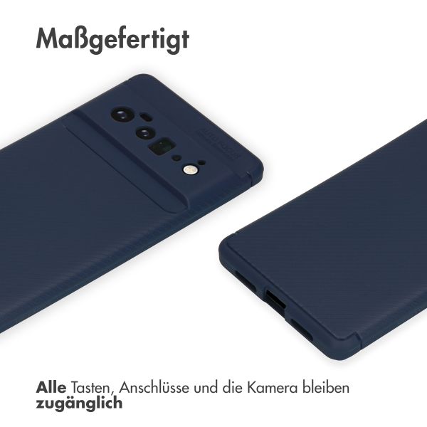 imoshion Carbon-Hülle für das Google Pixel 6 Pro - Blau