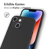Accezz Leather Backcover mit MagSafe für das Apple iPhone 14 Plus - Schwarz
