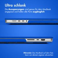 imoshion Hard Cover für das MacBook Pro 14 Zoll (2021 / 2023 M3 chip / 2024 M4 chip) - A2442 / A2779 / A2918 / A3112 / A3185 / A3401 - Cobalt Blue