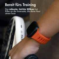 imoshion Active Sport Silikonarmband für die Apple Watch Series 1-9 / SE (38/40/41 mm) | Series 10 (42 mm) - Orange