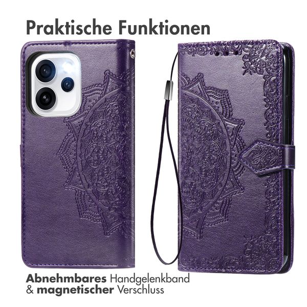 imoshion Mandala Klapphülle Oppo Reno15 F (5G) - Violett