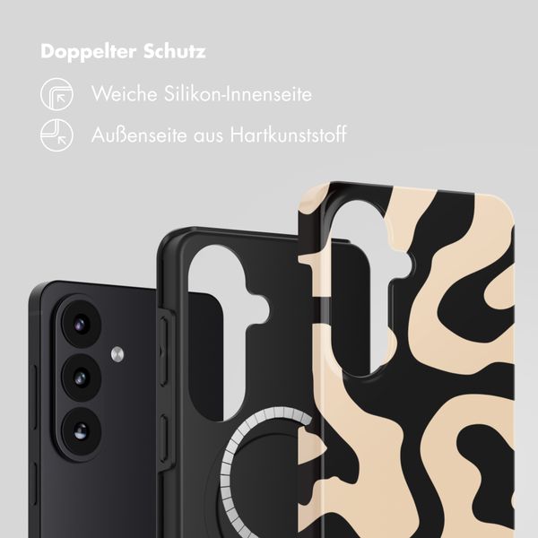 Selencia Vivid Rückabdeckung mit MagSafe Samsung Galaxy S26 Plus - Art Wave Black