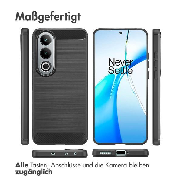 imoshion Brushed Back Cover für das OnePlus Nord CE 4 - Schwarz