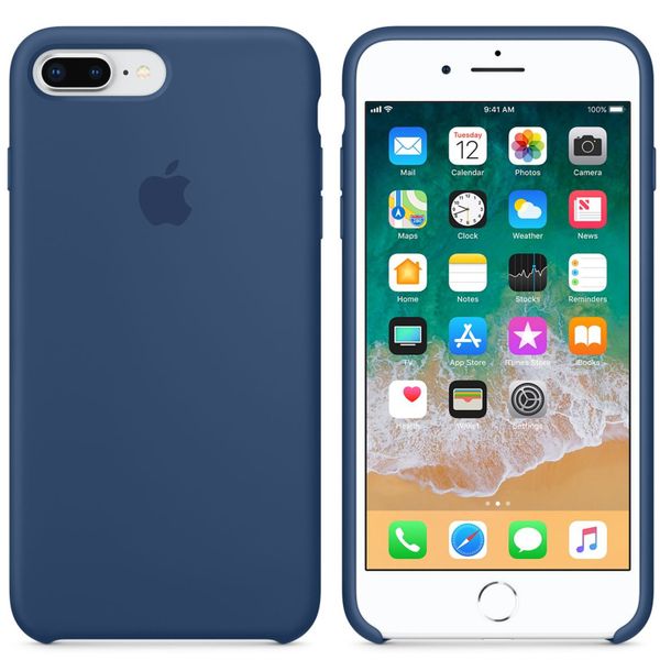 Apple Silikon-Case Blue Cobalt für das Apple iPhone 8 Plus / 7 Plus