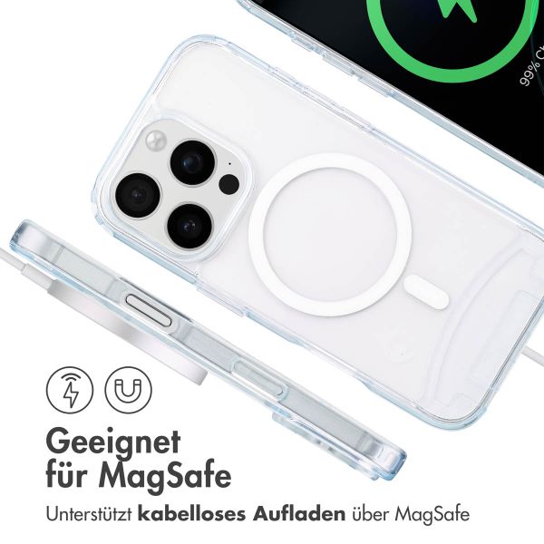 imoshion MagSafe Hülle mit abnehmbarem Band für das iPhone 16 Pro - Transparent