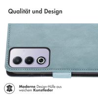 imoshion Luxuriöse Klapphülle Oppo A80 5G - Hellblau