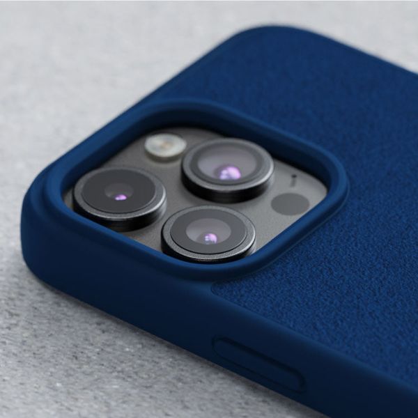 Njorð Collections Wildleder Comfort+ Case MagSafe für das Apple iPhone 15 Plus - Blue