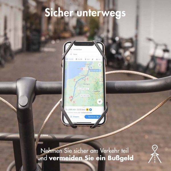 Accezz Handyhalterung für das Fahrrad für das Samsung Galaxy S22 - Verstellbar - Universell - Schwarz