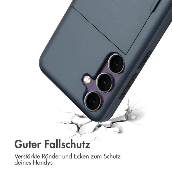 imoshion Backcover mit Kartenfach Samsung Galaxy S24 FE - Dunkelblau