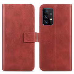 imoshion Luxuriöse Klapphülle Samsung Galaxy A52(s) (5G/4G) - Rot