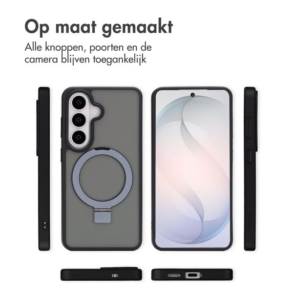 Accezz Ring Stand Backcover mit MagSafe Samsung Galaxy S26 - Schwarz
