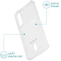 imoshion Soft Case Back Cover mit Kartenfach für das Samsung Galaxy S22 Plus - Transparent