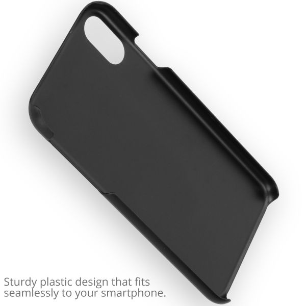 Gestalte deine eigene Apple iPhone Xr Hardcase Hülle - Schwarz