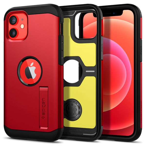 Spigen Tough Armor™ Case für das iPhone 12 Mini - Rot