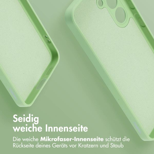 imoshion Color Back Cover mit MagSafe für das Samsung Galaxy S24 - Grün