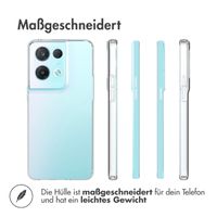 Accezz TPU Clear Cover für das Oppo Reno 8 Pro 5G - Transparent