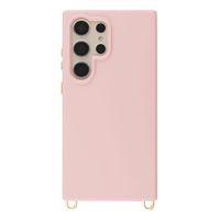 Selencia Rivièra Backcover mit MagSafe mit abnehmbaren Haken Samsung Galaxy S24 Ultra - Sorbet Pink