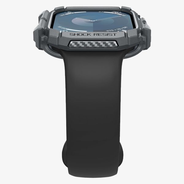 Spigen Rugged Armor™ Hülle für die Apple Watch Series 10 / 11 - 46 mm - Dunkelgrau