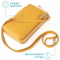 imoshion Vegane Leder-Handytasche Crossbody - Gelb