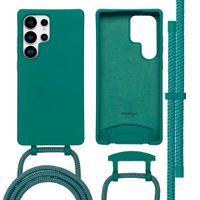 imoshion Color Rückabdeckung mit abnehmbarem Handykette und MagSafe Samsung Galaxy S25 Ultra - Dunkelgrün