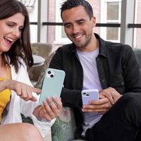 Accezz Liquid Silikoncase Apple iPhone 15 Plus - Sky Blue