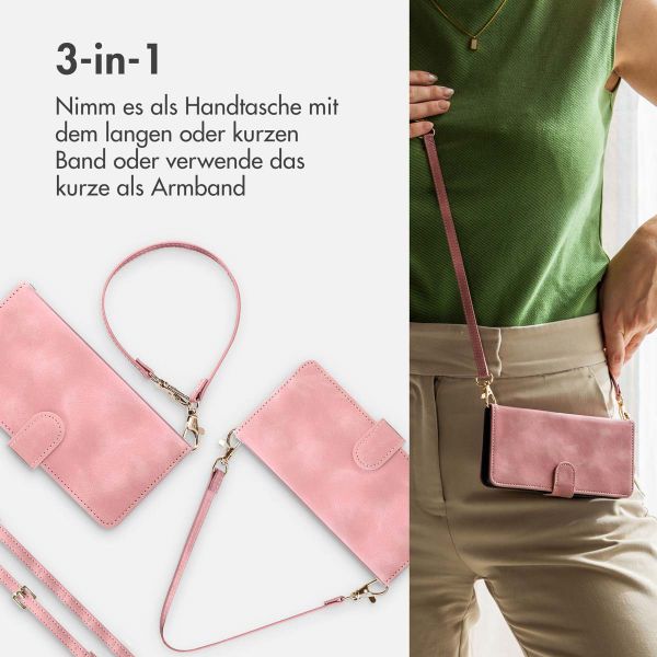 imoshion Klapphülle mit Kordel Samsung Galaxy A15 (5G/4G) - Rosa