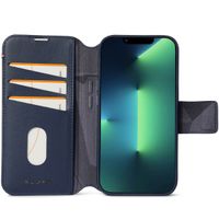 Decoded 2 in 1 Leather Klapphülle für das Apple iPhone 14 - Dunkelblau