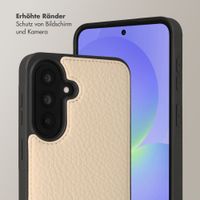 Selencia Nova HandyHülle mit Kordel und Kartenhalter Samsung Galaxy A37 (5G) - Beige