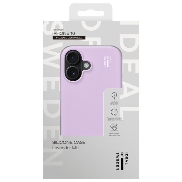 iDeal of Sweden Silikonhülle mit MagSafe Apple iPhone 16 - Lavender Milk