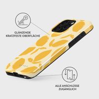 Burga Tough Back Cover für das iPhone 15 Pro Max - Lemon Tart