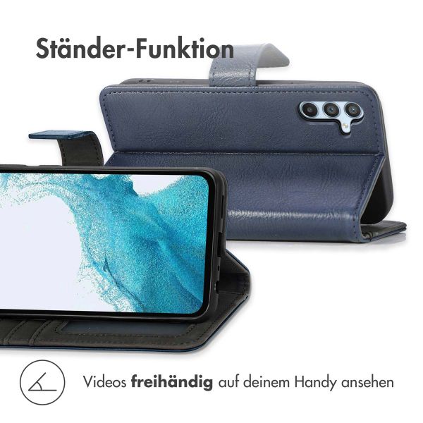 imoshion Luxuriöse Klapphülle Samsung Galaxy A54 (5G) - Dunkelblau