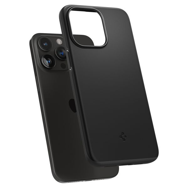 Spigen Thin Fit™ Hardcase für das iPhone 15 Pro - Schwarz