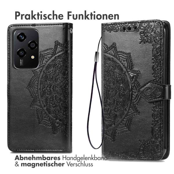 imoshion Mandala Klapphülle Honor 200 Lite - Schwarz