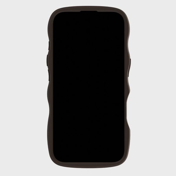 Holdit Wavy Case Apple iPhone 15 Pro - Chocolate