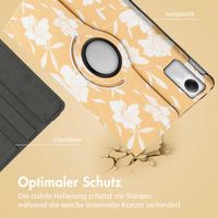 imoshion 360° drehbare Design Klapphülle Xiaomi Redmi Pad SE - Yellow Flowers
