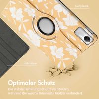 imoshion 360° drehbare Design Klapphülle für das Xiaomi Redmi Pad SE - Yellow Flowers