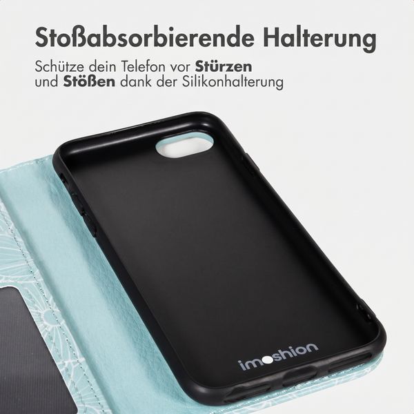imoshion Design Klapphülle Apple iPhone SE (2022 / 2020) / 8 / 7 / 6(s) - Botanica