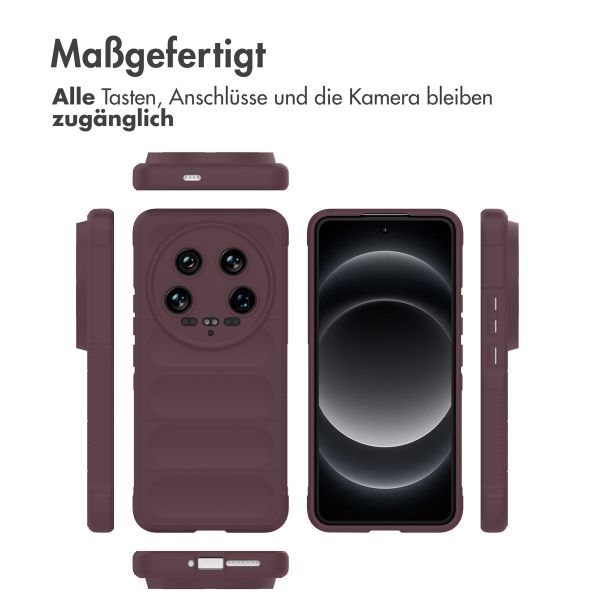 imoshion EasyGrip Back Cover für das Xiaomi 14 Ultra - Aubergine