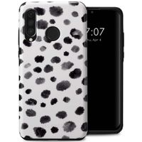 Selencia Vivid Tough Back Cover für das Huawei P30 Lite - Trendy Leopard