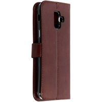 Valenta Klapphülle Leather Braun für das Samsung Galaxy A6 (2018)