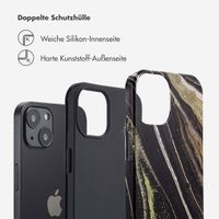 Selencia Vivid Tough Back Cover für das iPhone 13 - Chic Marble