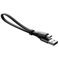 Baseus Nimble Series USB-A-zu-USB-C-Kabel extra kurz – 23 Zentimeter – Schwarz