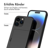 imoshion ﻿Backcover mit Kartenfach für das iPhone 14 Pro Max - Schwarz