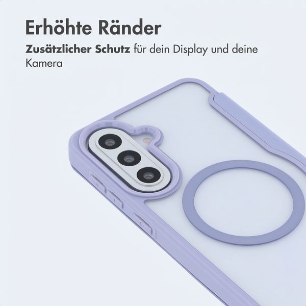 imoshion Transparente Bookcase mit MagSafe Samsung Galaxy A57 (5G) - Lila