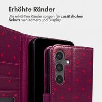 imoshion Design Klapphülle Samsung Galaxy S25 - Crush Check Coral Dust
