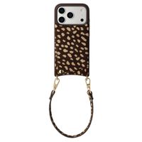 Selencia Nova Echtleder Backcover mit Kartenhalter Apple iPhone 17 Pro - Fawn Chic